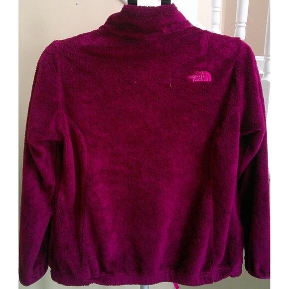 The North Face Full Zip Jacket Sweatshirt Girls XL/TG 18 Mulberry Red Purple - Picture 4 of 9